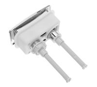 Botón Cisterna Doble Pulsador ABS Marrón para Wc, 65x35 MM | Instalación Sencilla, Mecanismo de Presión Sensible, Uso en Baño y Reparación, Diseño Compacto para Hogares Color Aleatorio