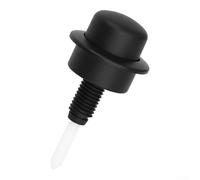Botón de actuador de descarga diseñado para SIAMP para válvulas de drenaje Optima 49 utilizadas en sistemas de inodoro ocultos y colgantes en la pared (negro)