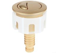 Botón de cisterna de inodoro 38mm resorte inoxidable (C) | ABS, ajuste de agujero de 38 mm, control de descarga doble, opciones completas y medias, fácil instalación