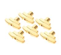 Botón de Clavija de Afinación de Guitarra Metal T Dorado 6 Piezas