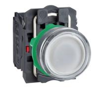 Botón de control iluminado blanco Harmony XB5 XB5AW3165