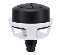 Botón de descarga de inodoro controlado por cable para activación de presión superior - Válvula de drenaje con cable de doble función - Compatible con sistemas de fontanería de baño estándar, ABS
