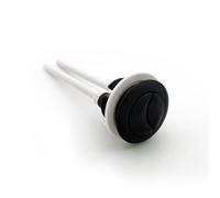 Botón de descarga for inodoro Botón de inodoro de doble descarga Redondo negro 38 mm