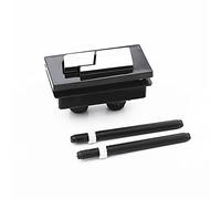 Botón de descarga para cisterna de inodoro, Botón de presión Manual cuadrado dos teclas, plástico ABS, 6,5x3,1 cm, descarga del tanque agua inodoro, JO21007