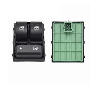 Botón De Elevalunas Para Fiat Para Doblo Para Ducato 2006-2014 Coche Interruptor Triple Para Elevalunas Eléctrico Botón 735421419, 735487419(Green back)