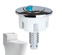 Botón de inodoro doble, botón de descarga, reemplazo de inodoro a prueba de óxido, botón de control de cable, botón de doble pulsador, accesorios de baño de repuesto a prueba de óxido para