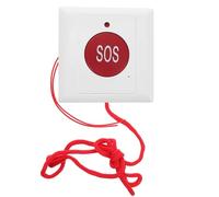 Botón de Llamada de Emergencia: Montaje en Pared con Cable para Adultos Mayores, Asistencia rápida en casa y Viajes, Seguridad fácil de Usar, tamaño 3.34x3.34x0.51 in.