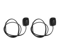 Botón de parada de arranque del motor Para DRL 1/2 Uds DC 12V interruptor Universal de coche tipo pasta interruptor de palanca con Cable 60cm(2pcs)
