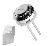 Botón del tanque del inodoro,Botón del tanque del inodoro,Pulsador de válvula de descarga doble - Botón pulsador de válvula de descarga, botón de inodoro de descarga, reemplazo conveniente de válvula