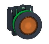 Botón plástico iluminado. Harmony XB5 XB5FW35M5