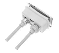 Botón Pulsador de Inodoro de Doble Descarga ABS Marrón | Repuesto para Cisterna, Ajuste para Orificio de 65x35mm, Diseño Compacto Color Aleatorio