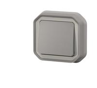 Botón pulsador - No - gris - empotrado - legrand plexo 069820l