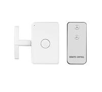 Botón Smart Home - Interruptor de 3 pulgadas | Control ABS - Botón remoto inalámbrico para luces, ventiladores y sistemas de puertas, dispositivo de automatización de la habitación f cil ideal para el