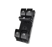 Botonera Elevaluna Para Seat Para Leon MK2 2005 2006 2007 2008 2009 2010 2011 2012 5ND959857 Botón De Control Del Interruptor Maestro De La Ventana Eléctrica Mando Botonera Elevalunas(NO Chrome)