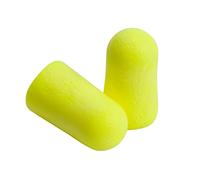 Bouchons d'oreille à usage unique 3M E-A-Rsoft Yellow Neon, référence ES-01-001, 250 paires/boîte