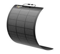 BougeRV Arch Pro 100 Watts Panel Solar Flexible Antisombras con 27 Diodos de Bypass, N-Type Fibra de Vidrio 16BB Célula Mono 25% Alta utocaravana Barco Jardín Baterías 12/24V