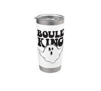 Boule King Ghost Divertido Disfraz De Halloween Halloweens Vaso térmico de acero inoxidable de doble pared