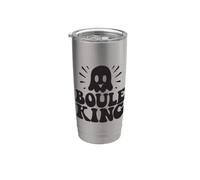 Boule King Ghost Divertido Disfraz De Halloween Halloweens Vaso térmico de acero inoxidable de doble pared