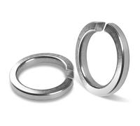 BOUMVID 2 Piezas M20 Arandelas de Resorte en Espiral, Arandela Resorte Redonda, Anillos Elásticos, Arandela Planas DIN 127 Forma B Acero Inoxidable V2A, Plano Anillo Partido Cerradura Arandelas