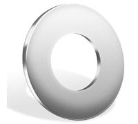 BOUMVID Arandelas Planas de Cuerpo M10 x 25mm, 50 Piezas Acero Inoxidable 304 A2 V2A, Metalicas Grandes Arandela de Bloqueo, Plana de Plano Para Tornillos Sujetadores DIN 9021 / ISO 7093