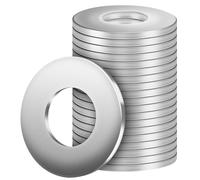 BOUMVID Arandelas Planas de Cuerpo M8 x 20mm, 50 Piezas Acero Inoxidable 304 A2 V2A, Metalicas Grandes Arandela de Bloqueo, Plana de Plano Para Tornillos Sujetadores DIN 9021 / ISO 7093