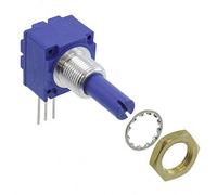 Bourns 91r1 a-r22-b15l Rotary potenciómetro, con plástico, 91 Series, 10 kOhm, lineal, 1 turns, 1 W, panel, 1