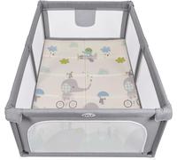 Box Recinto Innovaciones MS Parco Giochi XL + Tappeto da Gioco 180 x 120 cm Elefante
