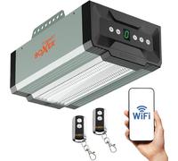 BOXER 4000 premium® Motor para puerta de garaje Wi-Fi 800 N con 2 mandos - App Tuya (iOS/Android), guía 3 m, para puertas hasta 13 m² / 100 kg, altura máx. 2,40 m
