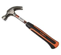 Boxer® Martillo de Uña 225 g - Cabeza de Acero Inoxidable - Mango de Acero con Empuñadura Antideslizante - Negro/Naranja - 26 cm
