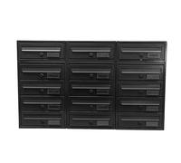 BOXOB Buzón de condominio Exterior Imperium 983 - Negro (Negro, Comparti 15)