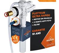 Boya Cisterna WC Ultra Rápida (Incluye Junta + Filtro + Instrucciones) - Mecanismo Horizontal con Grifo | Garantía 10 Años