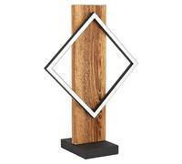 Eglo Boyal Lámpara de sobremesa LED (14 W, L x An x Al: 30 x 15 x 42,5 cm, Marrón, Blanco cálido)