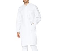 BP 1626-130-21-52n - Abrigo para hombre, manga larga, cuello alto, 205,00 g/m², algodón puro, blanco, 52n