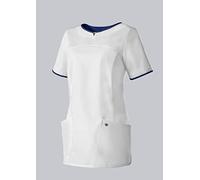 BP 1700-485-2110 - Casaca para mujer, corte moderno, 50% algodón/50% poliéster, blanco/azul nocturno, talla 2XLn