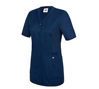 BP 1738-435-110-XS - Túnica cómoda para mujer de manga 1/2 insertos de piqué y sistema de elevación de brazos, mezcla de tejido 180,00 g/m², color azul oscuro, XS