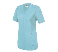 BP 1738-435-111-XS - Túnica cómoda para mujer de manga 1/2 insertos de piqué y sistema de elevación de brazos, mezcla de tejido 180,00 g/m², océano, XS