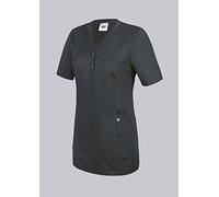 BP 1738-435-56-S Comfort - Túnica para mujer, manga 1/2, insertos de piqué y sistema de elevación de brazos, mezcla de tejidos de 180,00 g/m², antracita, S