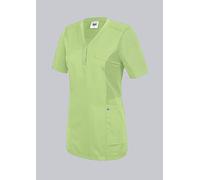 BP 1738-435-78-XL Comfort - Túnica para mujer, manga 1/2, inserciones de piqué y sistema de elevación de brazos, mezcla de tejidos de 180,00 g/m², verde claro, XL