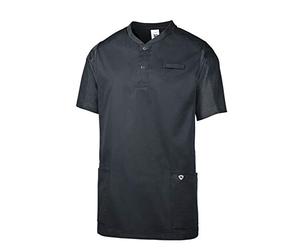 BP 1739-435-0056-XL - Túnica de ocio unisex, manga 1/2, insertos de piqué y sistema de elevación de brazos, 180,00 g/m², mezcla de tejidos, color antracita, XL