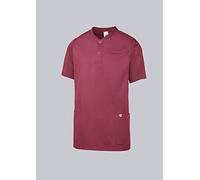 BP 1739-435-0182-3XL - Túnica unisex Comfort de manga 1/2, insertos de piqué y sistema de elevación de brazos, mezcla de tejidos de 180,00 g/m², color mora, 3XL