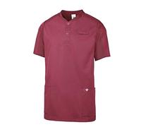 BP 1739-435-0182-S - Túnica informal unisex, manga 1/2, insertos de piqué y sistema de elevación de brazos, 180,00 g/m², mezcla de tejidos, mora, talla S