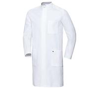 BP 1751-130-0021 Med & Care - Bata de médico para hombre (algodón, talla 62n), color blanco