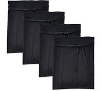 BP 1902-400-32-75/60 - Delantal largo (ancho: 75 cm), 75 cm de ancho x 60 cm de largo, mezcla de tela de 215,00 g/m², color negro, 75/60, 3 unidades
