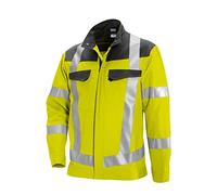 BP 2012 845 - Chaqueta de trabajo (50% algodón, 50% poliéster, talla 54N), color amarillo y gris oscuro