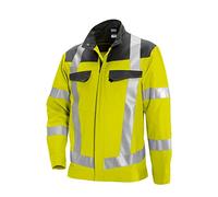 BP 2012 845 - Chaqueta de trabajo (50% algodón, 50% poliéster, talla 58N), color amarillo y gris oscuro