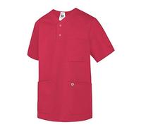 BP Med Tunics 1741-853-188 - Casaca para él y ella (manga 1/2, cuello en V, 50% poliéster, 50% lyocell, ajuste estándar, talla: XL), color coral