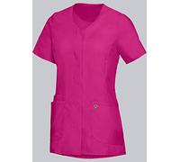 BP Med Tunics 1764-241-0830 - Túnica para mujer (manga media y cuello en pico, 49% algodón, 48% poliéster, 3% elastolefina, corte ajustado, talla XSn), color fucsia