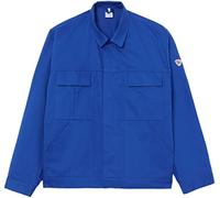 BP Workwear Basic 1485-060-13 - Chaqueta de trabajo con botones ocultos, algodón puro, ajuste normal, talla: 26/27, color azul real