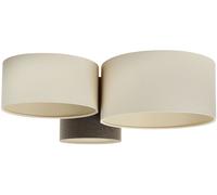 BPS Koncept Boho Ellegant lámpara de techo 3x60 W marrón-beige 080-078