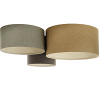 BPS Koncept Boho Ellegant lámpara de techo 3x60 W verde-marrón 080-071